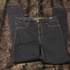 American eagle high rise skinny jegging long 14